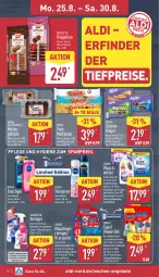 Gazetka promocyjna Aldi Nord - Von Montag - Gazetka - ważna od 30.08 do 30.08.2025 - strona 10 - produkty: aldi, angebot, angebote, bio, biscotto, Cap, deo, deospray, duschgel, eis, elle, flasche, klarspüler, kuchen, lenor, mars, maschinenreiniger, milka, nivea, Pods, power-gel, Rauch, reiniger, reis, riegel, rwe, sagrotan, schoko, somat, teller, Ti, tiefpreis, twix, waschmittel
