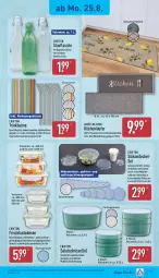 Gazetka promocyjna Aldi Nord - Von Montag - Gazetka - ważna od 30.08 do 30.08.2025 - strona 17 - produkty: bügel, bürste, Crofton, decke, Deckel, dell, elle, Ergee, flasche, frischhaltedosen, gin, glasflasche, küche, Küchen, Läufer, lebensmittel, mikrowelle, Mode, Ofen, quad, Reinigung, reinigungsbürste, Ria, rwe, salat, schüssel, spülmaschinen, Ti, tisch, Trinkhalme, ZTE