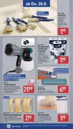 Gazetka promocyjna Aldi Nord - Von Montag - Gazetka - ważna od 30.08 do 30.08.2025 - strona 22 - produkty: abdeckplane, Behälter, bürste, dell, eis, ferrex, gin, HP, kleber, lack, Lacke, leine, Malerkrepp, Mode, Pinsel, Reinigung, Ria, rwe, spachtel, Sprühpistole, Ti, usb, ZTE