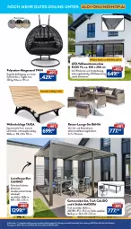 Gazetka promocyjna Aldi Nord - Von Montag - Gazetka - ważna od 30.08 do 30.08.2025 - strona 35 - produkty: aldi, Bau, beleuchtung, dekoration, elle, erde, fernbedienung, Garten, gartenmöbel, gefu, hängesessel, Holz, kissen, led-beleuchtung, Liege, lounge-set, möbel, pavillon, Rückenkissen, sessel, Stühl, Ti, tisch