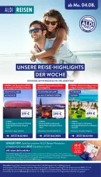 Gazetka promocyjna Aldi Nord - Von Montag - Gazetka - ważna od 30.08 do 30.08.2025 - strona 43 - produkty: aldi, buch, eis, getränk, gutschein, gutscheine, innenpool, K2, kreuzfahrten, LG, pool, pril, reis, reise-highlights, Schal, Ti, ZTE