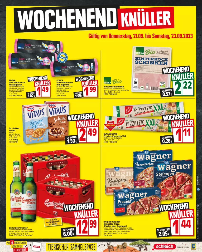 Aktueller Prospekt Edeka - Angebote der Woche - von 18.09 bis 23.09.2023 - strona 15 - produkty: Astra, beutel, deka, eis, müllbeutel, reis, salami, Schere, Ti, ZTE