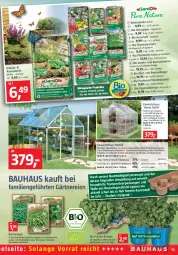 Gazetka promocyjna Bauhaus - Prospekte - Gazetka - ważna od 26.02 do 26.02.2022 - strona 13 - produkty: basilikum, Bau, beere, beeren, bio, blume, blumen, blumenerde, Bona, Clin, dünger, eis, elle, erde, fenster, Garten, Gewächshaus, HP, kräuter, latte, LG, mehl, natur, obst, petersilie, pflanze, pflanzen, rasen, salat, schnittlauch, Sport, Ti, topf, venus