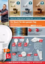 Gazetka promocyjna Bauhaus - Prospekte - Gazetka - ważna od 26.02 do 26.02.2022 - strona 17 - produkty: auto, Bau, beleuchtung, eis, Kamin, leds, Leuchte, leuchtmittel, monitor, natur, rum, schreibtisch, Spektrum, Ti, tisch, tischleuchte, uhr