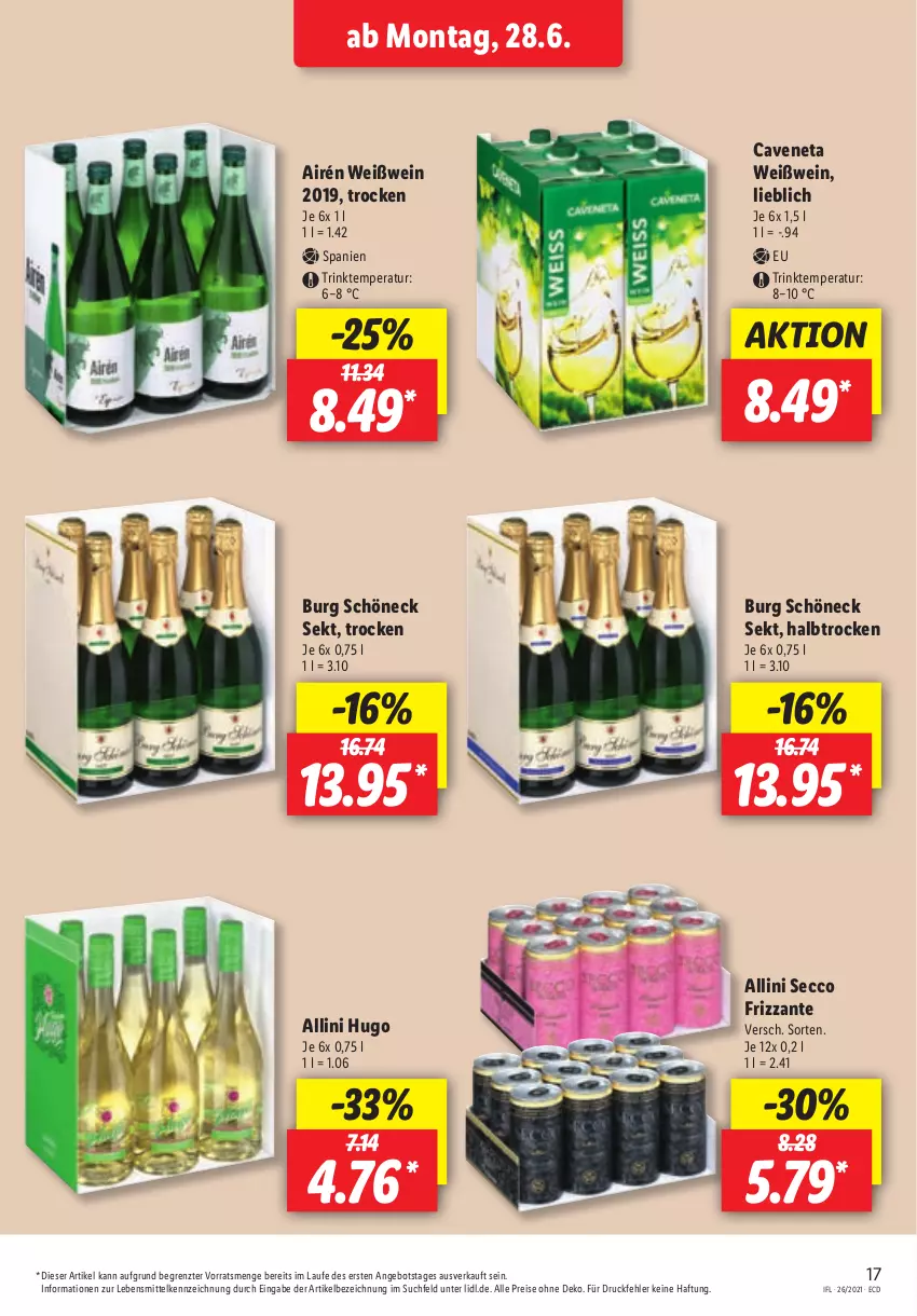 Aktueller Prospekt Lidl - Aktionsprospekt - von 28.06 bis 03.07.2021 - strona 17