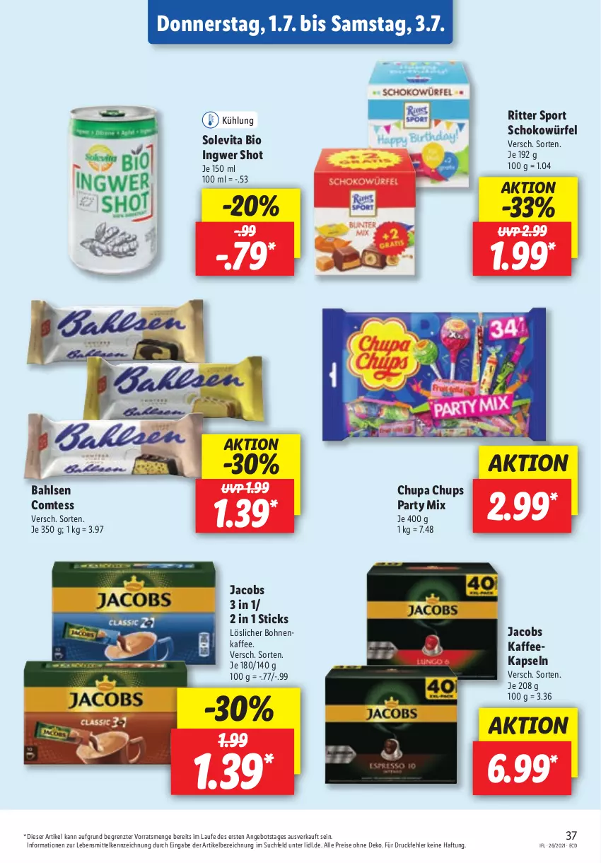 Aktueller Prospekt Lidl - Aktionsprospekt - von 28.06 bis 03.07.2021 - strona 37