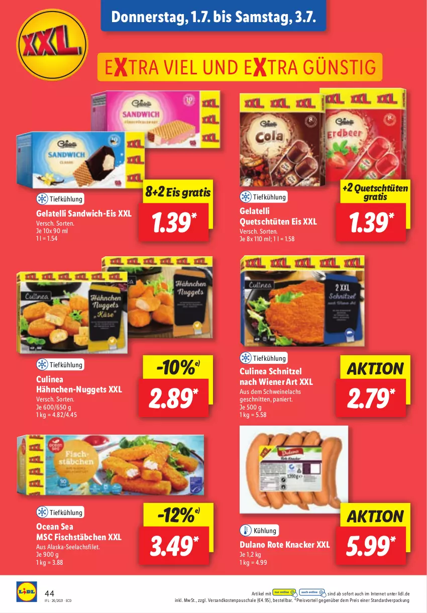 Aktueller Prospekt Lidl - Aktionsprospekt - von 28.06 bis 03.07.2021 - strona 44