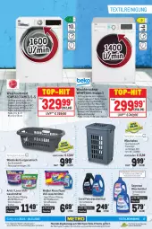 Gazetka promocyjna Metro - Waschen & Reinigen Spezial - Gazetka - ważna od 02.11 do 02.11.2022 - strona 17 - produkty: ariel, auto, Cap, Coral, edelstahl, eis, elle, flasche, korb, lenor, Palette, Pods, Reinigung, reis, sagrotan, spee, teller, Ti, top-hit, Trockner, trommel, vollwaschmittel, wäschekorb, waschmittel, waschtrockner, wolle