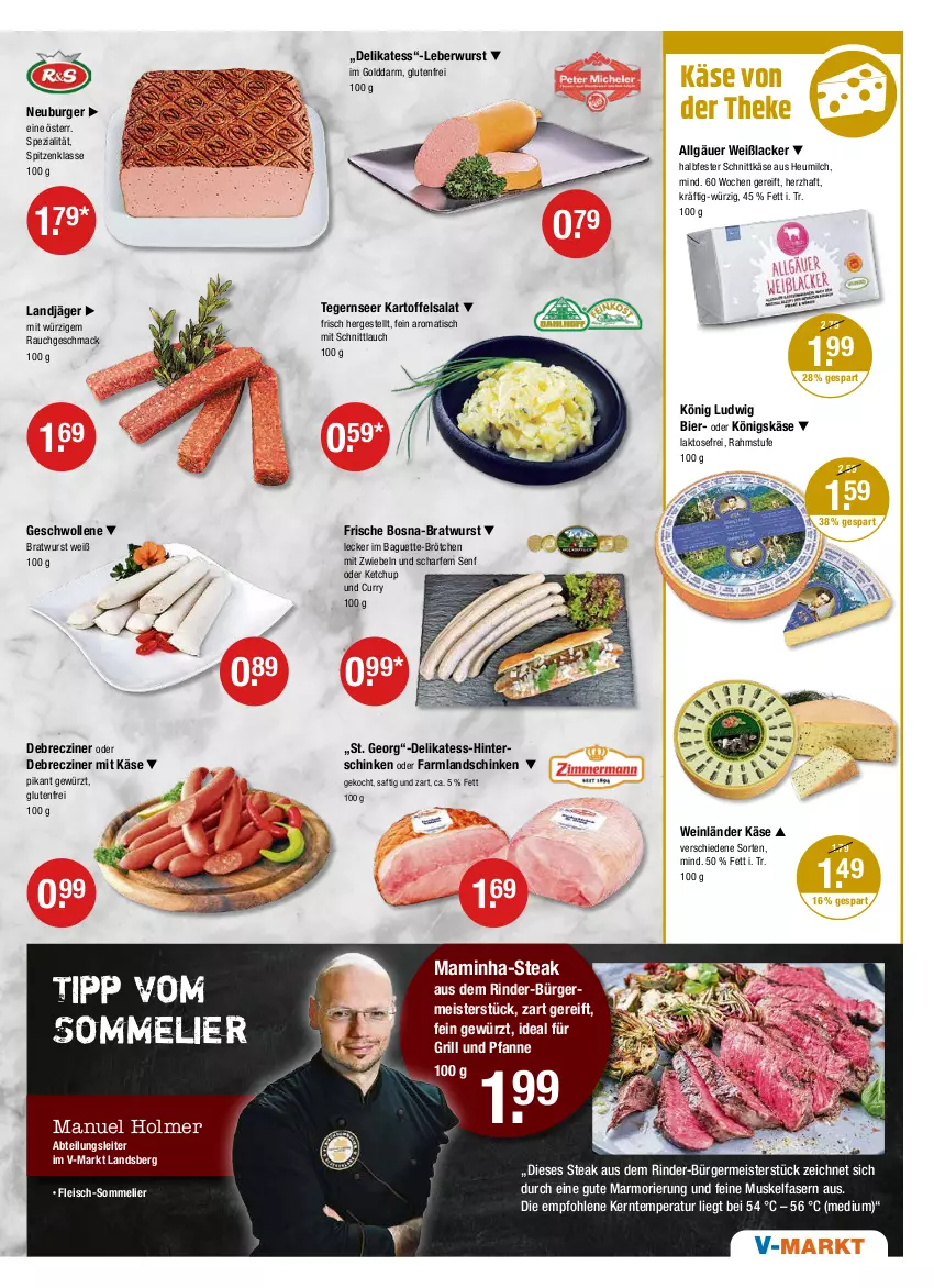 Aktueller Prospekt Vmarkt - V-Markt - von 30.06 bis 06.07.2022 - strona 3 - produkty: Abtei, baguette, bier, bratwurst, brötchen, burger, curry, debrecziner, eis, fleisch, für grill und pfanne, Germ, gewürz, grill, grill und pfanne, halbfester schnittkäse, Heu, heumilch, hinterschinken, ideal für grill, ideal für grill und pfanne, kartoffel, kartoffelsalat, Käse, ketchup, lack, Lacke, landjäger, landschinken, leberwurst, LG, mac, mam, Meister, milch, mit zwiebeln, Neuburger, pfanne, Rauch, rind, rinder, saft, salat, schinken, schnittkäse, schnittlauch, senf, Spezi, steak, Tegernseer, Ti, tisch, und pfanne, wein, Weißlack, wolle, wurst, zwiebel, zwiebeln