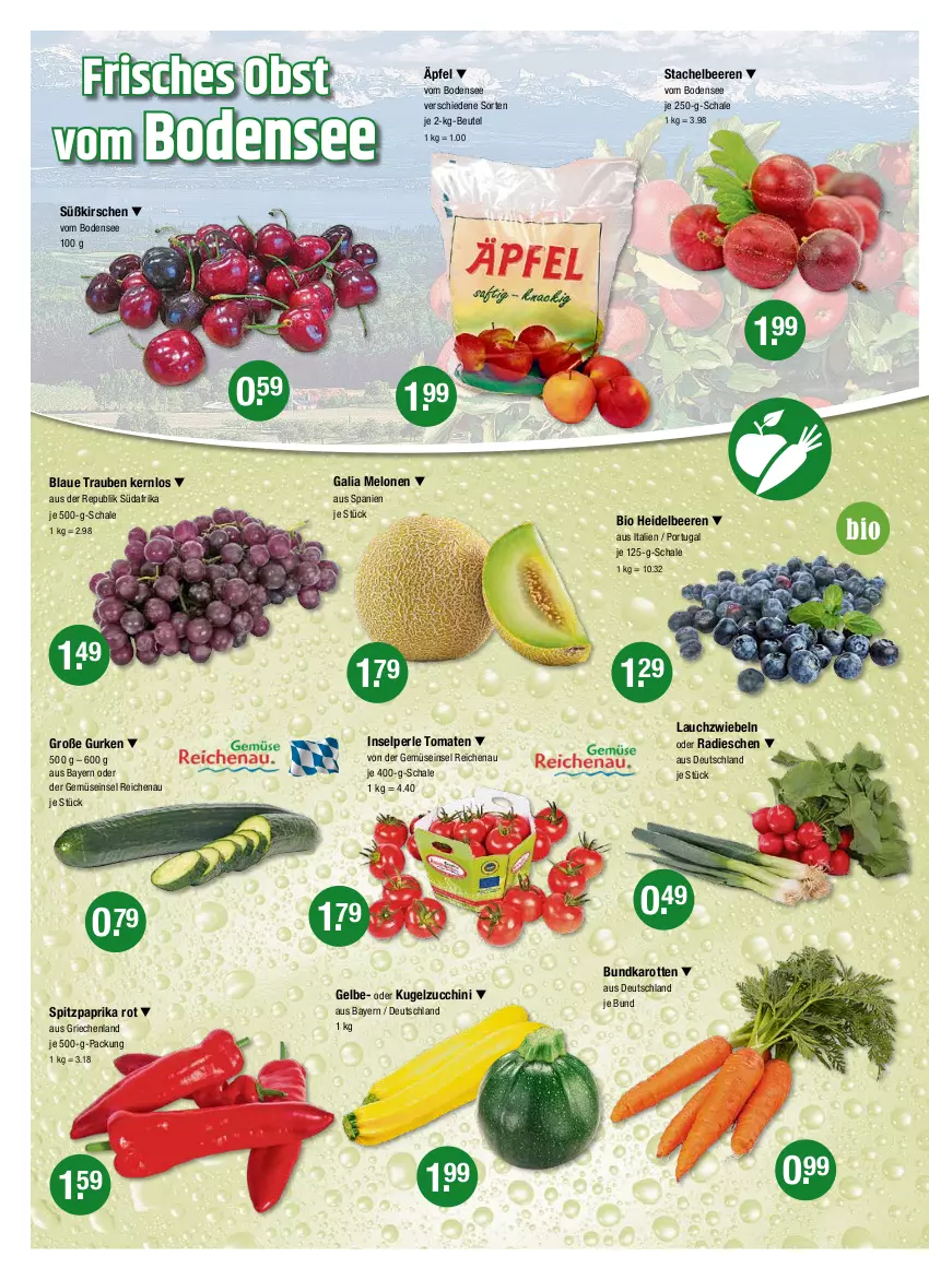 Aktueller Prospekt Vmarkt - V-Markt - von 30.06 bis 06.07.2022 - strona 4 - produkty: beere, beeren, beutel, bio, galia melonen, gurke, gurken, heidelbeere, heidelbeeren, karotten, kirsch, kirsche, kirschen, Kugel, Lauchzwiebel, lauchzwiebeln, melone, melonen, ndk, obst, paprika, paprika rot, radieschen, Schal, Schale, Spitzpaprika, Stachelbeeren, tomate, tomaten, trauben, zucchini, zwiebel, zwiebeln