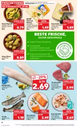 Gazetka promocyjna Kaufland - Prospekt - Gazetka - ważna od 30.08 do 30.08.2023 - strona 16 - produkty: angebot, auer, Bau, Bauer, curry, dip, eis, elle, filet, fisch, fleisch, forelle, garnelen, genovese, grüne oliven, Käse, kokos, kräuter, kräutern, lachs, Laufen, leine, mac, mandel, mandeln, maracuja, milch, olive, oliven, paprika, peperoni, Peroni, pesto, rel, salat, schnittkäse, Sennenkäse, thunfisch, Ti, tisch, ZTE