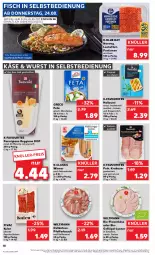 Gazetka promocyjna Kaufland - Prospekt - Gazetka - ważna od 30.08 do 30.08.2023 - strona 18 - produkty: angebot, auer, Bau, bio, eis, feta, filet, fisch, fleisch, fleischkäse, Geflügel, gin, Halloumi, Käse, krakauer, lachs, lachsfilet, lyoner, milch, natur, paprika, parmigiano, parmigiano reggiano, pfeffer, reggiano, rezept, rezepte, rwe, salami, schnitten, spitzenqualität, Ti, weichkäse, wiener, wiltmann, wurst, wurst in selbstbedienung, Yo, ZTE