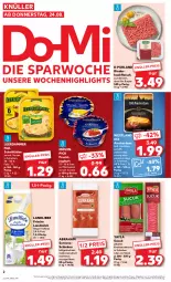 Gazetka promocyjna Kaufland - Prospekt - Gazetka - ważna od 30.08 do 30.08.2023 - strona 2 - produkty: angebot, Becher, braten, burger, eis, fleisch, frucht, fruchtjoghurt, hackfleisch, hartkäse, joghur, joghurt, Käse, knoblauch, landliebe, landmilch, leerdammer, milch, mövenpick, nuss, Old Amsterdam, purland, reis, rind, rinder, rinderhackfleisch, schinken, schnittkäse, serrano, Sucuk, Ti, tisch, wurst, ZTE