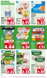 Gazetka promocyjna Kaufland - Prospekt - Gazetka - ważna od 30.08 do 30.08.2023 - strona 36 - produkty: activia, angebot, aufstrich, bärenmarke, Becher, bifi, brot, brotaufstrich, chicken nuggets, chili, curry, danone, danone activia, danone fruchtzwerge, dip, eis, filet, fisch, fische, fleisch, frucht, fruchtzwerge, gewürz, Hähnchenfleisch, hähnchenschenkel, henkel, kaffee, kondensmilch, lachs, lachsfilet, leckermäulchen, leine, milch, nuggets, nuss, quark, schenkel, speisequark, Ti, tisch, wiesenhof, Wild, wildlachs, ZTE