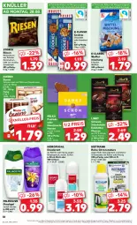 Gazetka promocyjna Kaufland - Prospekt - Gazetka - ważna od 30.08 do 30.08.2023 - strona 38 - produkty: angebot, beutel, bonbons, cola, cookie, cookies, deo, deodorant, duschgel, eis, heitmann, kakao, karamell, Kinder, kinder bueno, lebensmittel, lindt, milch, milka, mousse, olive, palmolive, reis, riegel, roll-on, schoko, schokolade, schokoriegel, storck, Ti, waffeln, ZTE