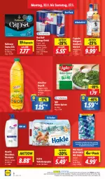 Gazetka promocyjna Lidl - Aktionsprospekt - Gazetka - ważna od 27.01 do 27.01.2024 - strona 10 - produkty: alkohol, angebot, Cap, captain morgan, coupon, dallmayr, dallmayr capsa, drink, elle, energy drink, gin, gordon, Gordon’s, hakle, hakle toilettenpapier, iglo, kraft, ndk, papier, rahm-spinat, rapsöl, Rauch, red bull, rwe, Schal, Schale, shampoo, spinat, teller, Ti, toilettenpapier, vita, wc frisch, WC Frisch Kraft Aktiv