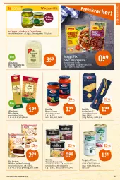 Gazetka promocyjna Tegut - Angebote der Woche - Gazetka - ważna od 30.07 do 30.07.2022 - strona 17 - produkty: backmischung, barilla, basmati, beutel, bio, bolognese, Dr. Oetker, eis, Gemüsekonserve, gewürz, Gewürzgurke, gewürzgurken, gurke, gurken, lebensmittel, maggi, maggi fix, mais, natur, natura, olive, oliven, pasta, pasta-sauce, reis, sauce, schoko, spaghetti, spaghetti bolognese, Ti