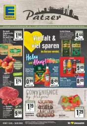 Gazetka promocyjna Edeka - Angebote der Woche - Gazetka - ważna od 18.02 do 18.02.2023 - strona 1 - produkty: Becher, braten, butter, coca-cola, cola, eis, flasche, fleisch, gin, gulasch, jacobs, jacobs krönung, kerrygold, kerrygold extra, lebensmittel, obst, rouladen, salat, schnitten, schoko, tafeläpfel, Ti, trauben, wein