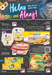 Gazetka promocyjna Edeka - Angebote der Woche - Gazetka - ważna od 18.02 do 18.02.2023 - strona 4 - produkty: bacon, Becher, cracker, decke, eier, eiersalat, fenster, Geflügel, geflügelsalat, gouda, kartoffel, kartoffelsalat, Käse, Popp, salat, schnittlauch, snack, Ti, tisch, tuc