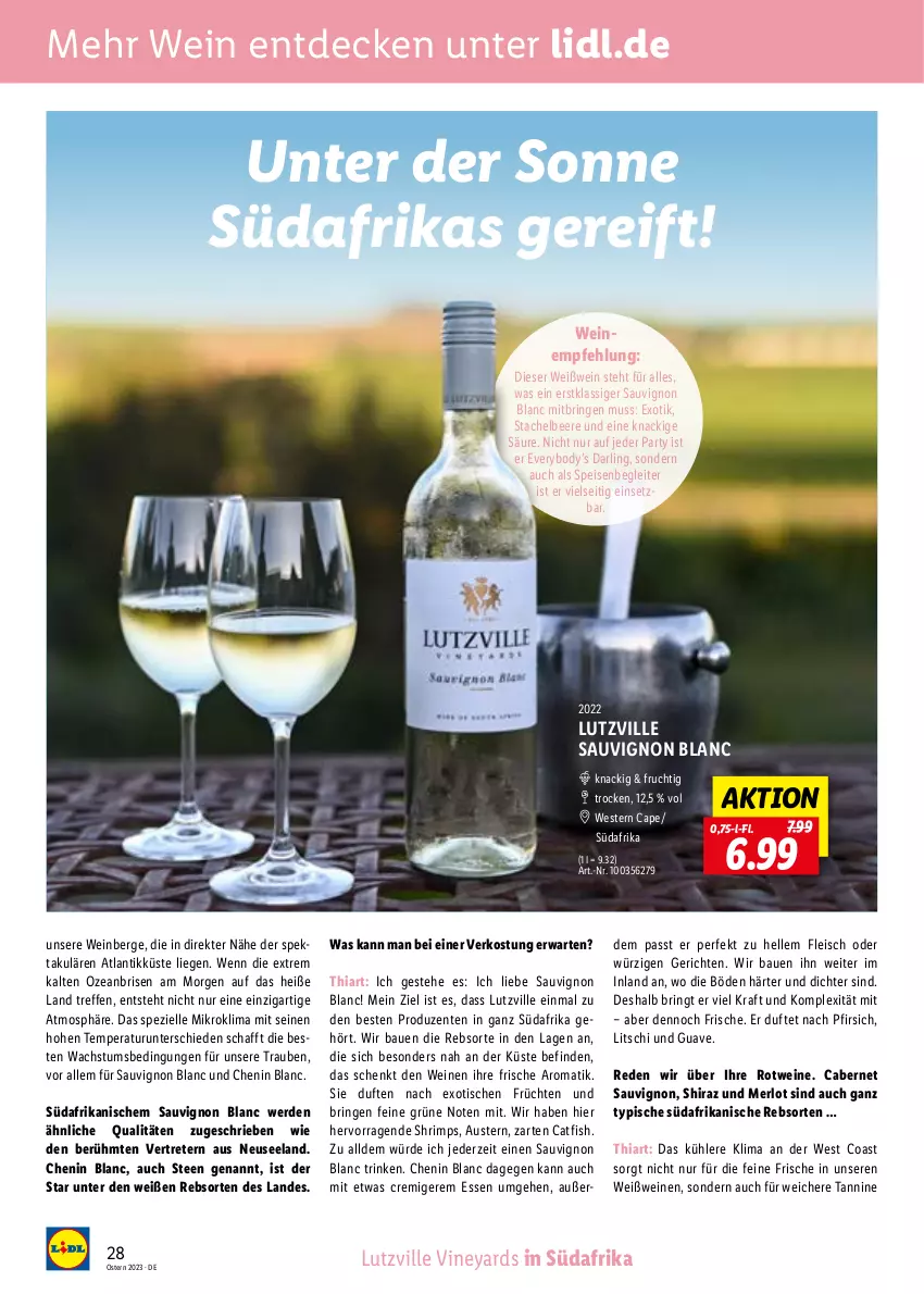 Aktueller Prospekt Lidl - Entkorkt Magazin - von 01.03 bis 16.04.2023 - strona 28 - produkty: aust, Austern, Bau, beere, body, cabernet, cabernet sauvignon, Cap, decke, eis, Elan, elle, ente, erde, fleisch, frucht, früchte, früchten, Guave, kraft, Liege, merl, merlot, pfirsich, ring, rotwein, sauvignon, sauvignon blanc, Spezi, tee, Ti, tisch, trauben, wein, weine, Weißwein, Weste