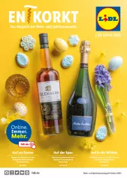 Gazetka promocyjna Lidl - Entkorkt Magazin - Gazetka - ważna od 16.04 do 16.04.2023 - strona 1 - produkty: Bad, ball, eis, elle, ente, gin, gsw, magazin, Meister, rum, spirituosen, Ti, wein, Wild