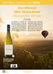 Gazetka promocyjna Lidl - Entkorkt Magazin - Gazetka - ważna od 16.04 do 16.04.2023 - strona 6 - produkty: Bad, ball, Bau, burgunder, decke, eis, ente, erde, flasche, grauburgunder, korb, magazin, messer, Müller, Ria, südwest, Ti, wein, weine