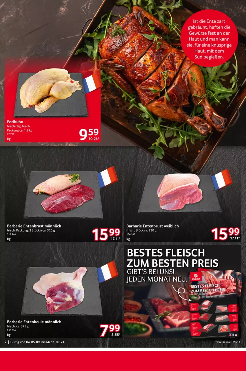 Aktueller Prospekt Selgros - Food - von 05.09 bis 11.09.2024 - strona 2 - produkty: eis, ente, Entenbrust, Entenkeule, fleisch, gewürz, LG, reis, Ti