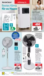 Gazetka promocyjna Lidl - Aktionsprospekt - Gazetka - ważna od 10.06 do 10.06.2023 - strona 14 - produkty: angebot, dell, eis, elle, fenster, klimagerät, ndk, reis, Schal, Schale, schlauch, standventilator, thermostat, Ti, ventilator, wasser, wassertank