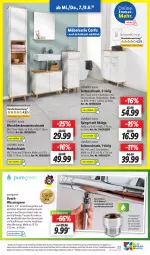 Gazetka promocyjna Lidl - Aktionsprospekt - Gazetka - ważna od 10.06 do 10.06.2023 - strona 25 - produkty: armatur, armaturen, Beckenunterschrank, brause, dell, eier, Rauch, schlauch, Schrank, Seitenschrank, spiegel, Ti, unterschrank, waschbecken, waschbeckenunterschrank, weck