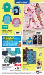 Gazetka promocyjna Lidl - Aktionsprospekt - Gazetka - ważna od 10.06 do 10.06.2023 - strona 27 - produkty: angebot, Bad, coupon, decke, eier, eis, flasche, Kinder, picknickdecke, reis, Ria, shirt, shorts, sonnenspray, strandtuch, Ti, tuc, weck, wolle