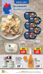 Gazetka promocyjna Lidl - Aktionsprospekt - Gazetka - ważna od 10.06 do 10.06.2023 - strona 42 - produkty: blume, eis, elle, filet, filets, kartoffel, kartoffelsalat, ndk, preisvorteil, pudding, reis, ring, salat, sanddorn, sauce, Schal, Schale, teller, Ti