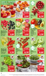 Gazetka promocyjna Kaufland - Prospekt - Gazetka - ważna od 14.06 do 14.06.2023 - strona 14 - produkty: angebot, aprikose, aprikosen, avocado, Babyspinat, ball, beere, beeren, bio, Birnen, brombeere, brombeeren, cola, früchte, himbeer, himbeere, himbeeren, kirsch, kirsche, kirschen, kohlrabi, mango, Nektar, nektarinen, nektarinen oder, obst, oder pfirsiche, paprika, pfirsich, pfirsiche, Pink Lady, rispentomaten, rucola, salat, Schal, Schale, spinat, Spitzpaprika, tafeläpfel, tafelbirnen, Ti, tomate, tomaten, ZTE