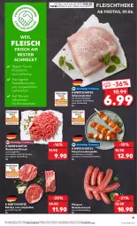 Gazetka promocyjna Kaufland - Prospekt - Gazetka - ważna od 14.06 do 14.06.2023 - strona 17 - produkty: angebot, angebote, bacon, besteck, braten, bratwurst, burger, eis, elle, ente, feinschmecker, fleisch, geschirr, hackfleisch, ilag, jungbullen, Käse, rind, rinder, rinderhackfleisch, Schmelzkäse, schwein, schweine, schweinebraten, teller, Ti, wein, weine, würfel, wurst