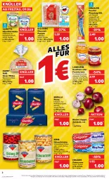 Gazetka promocyjna Kaufland - Prospekt - Gazetka - ważna od 14.06 do 14.06.2023 - strona 2 - produkty: almette, alpenfrischkäse, angebot, aufstrich, barilla, Becher, bohne, bohnen, brot, colgate, creme, doppelrahmstufe, erbsen, frischkäse, frucht, fruchtaufstrich, früchte, früchten, geback, hartweizen, henglein, hülsenfrüchte, Käse, kichererbsen, konfitüre, landliebe, LG, linsen, Mett, olive, oliven, olivenöl, papier, pasta, pastete, pizza, Pizzateig, senf, Ti, weizenmischbrot, zahncreme, ZTE, zwiebel, zwiebeln