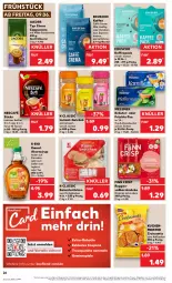 Gazetka promocyjna Kaufland - Prospekt - Gazetka - ważna od 14.06 do 14.06.2023 - strona 26 - produkty: angebot, beutel, bio, bohne, bohnen, brötchen, caffè crema, Cap, cappuccino, cin, coupon, coupons, Croissant, croissants, eduscho, eis, espresso, früchte, getränk, gewinnspiel, gin, intenso, jacobs, joghur, joghurt, kaffee, kaffeepads, Kaiser, korn, kräuter, kuchen, kuchenmeister, löslicher kaffee, Meister, milka, Nescafé, Ria, schoko, sirup, Spiele, tasse, tee, Ti, ZTE