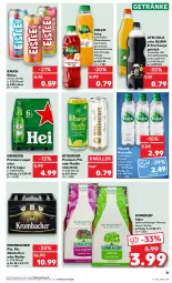 Gazetka promocyjna Kaufland - Prospekt - Gazetka - ważna od 14.06 do 14.06.2023 - strona 31 - produkty: Afri Cola, alkohol, Alwa, angebot, angebote, apfel, apfelwein, bitburger, burger, cider, cola, eis, eistee, elle, frucht, früchte, getränk, getränke, heineken, krombache, krombacher, krombacher pils, limo, limonade, mac, mango, mineralwasser, mit frucht, natur, natürliches mineralwasser, oder radler, orange, pils, premium pils, radler, Rauch, rel, somersby, tee, Ti, volvic, wasser, wein, zucker