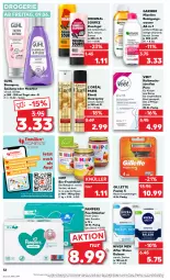 Gazetka promocyjna Kaufland - Prospekt - Gazetka - ważna od 14.06 do 14.06.2023 - strona 32 - produkty: after shave, angebot, balsam, bio, Brei, coupon, coupons, duschgel, elle, elnett, ente, feuchttücher, frucht, garnier, gillette, gin, gsw, Guhl, haarspray, hipp, kaltwachsstreifen, Make-up, mizellen, Mizellen Reinigungswasser, nivea, Nivea Men, pampers, reifen, Reinigung, shampoo, spülung, Ti, tücher, veet, wasser, ZTE