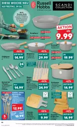 Gazetka promocyjna Kaufland - Prospekt - Gazetka - ważna od 14.06 do 14.06.2023 - strona 40 - produkty: angebot, angebote, aust, bambus, besteck, besteck-set, bratpfanne, brot, Brotkasten, buch, decke, Deckel, edelstahl, geschirr, Glasdeckel, grill, Grillpfanne, herdarten, Holz, Kochtopf, küche, Küchen, Küchenhelfer, messer, messerblock, pfanne, Pfau, russell hobbs, rwe, schneidebrett, spülmaschinen, Ti, tisch, topf, wok, ZTE