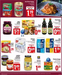 Gazetka promocyjna Edeka - Prospekte - Gazetka - ważna od 05.04 do 05.04.2025 - strona 15 - produkty: apfel, apfelmus, beutel, bio, creme, eis, ente, essig, flasche, frucht, hafer, haferflocken, hengstenberg, kölln, konfitüre, Kühne, landliebe, mandarin-orangen, Meister, orange, orangen, oro di parma, rotkohl, tomate, tomaten, wurst, zucker