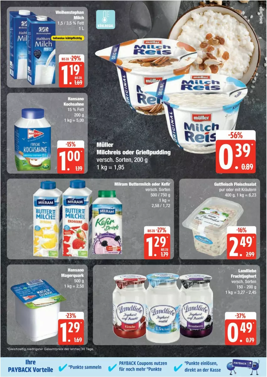 Aktueller Prospekt Edeka - Prospekte - von 27.01 bis 01.02.2025 - strona 11 - produkty: beere, butter, coupon, coupons, eis, erdbeere, kräuter, kräutern, milch, payback, reis, sahne, Ti, ZTE