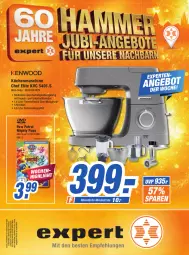 Gazetka promocyjna Expert Aalen - Prospekte - Gazetka - ważna od 12.04 do 12.04.2022 - strona 1 - produkty: eis, küche, Küchen, küchenmaschine, Mixa, Paw Patrol, schüssel, Ti