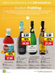 Gazetka promocyjna Lidl - Beste Weine für jeden Anlass - Gazetka - ważna od 31.03 do 31.03.2022 - strona 2 - produkty: alkohol, aperitif, aust, bio, brut, chardonnay, dessert, eier, eis, elle, flasche, getränk, gutschein, LG, mac, mousse, ndk, Pinot, puma, spirituosen, spumante, Ti, Vino Spumante, vorspeise, wein, weine