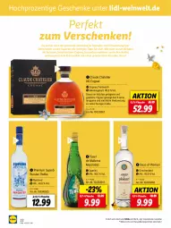 Gazetka promocyjna Lidl - Beste Weine für jeden Anlass - Gazetka - ważna od 31.03 do 31.03.2022 - strona 22 - produkty: Cognac, eis, Elan, flasche, gutschein, Holz, HP, kräuter, kräuterlikör, LG, likör, ndk, ouzo, Ti, vodka, wein