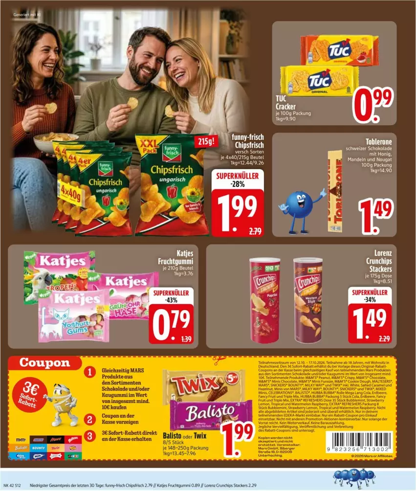 Aktueller Prospekt Edeka - Prospekte - von 12.10 bis 17.10.2026 - strona 14 - produkty: katjes