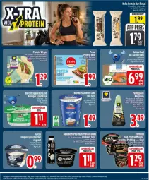 Gazetka promocyjna Edeka - Prospekte - Gazetka - ważna od 17.10 do 17.10.2026 - strona 13 - produkty: Becher, bio, danone, deka, drink, ehrmann, eis, filet, filets, frischkäse, gin, Käse, Körniger Frischkäse, lachs, LG, mousse, parmigiano, pudding, reis, riegel, Skyr, Ti, torte, Yo, ZTE