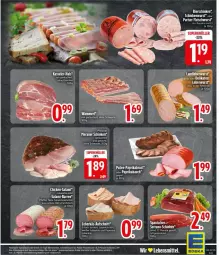 Gazetka promocyjna Edeka - Prospekte - Gazetka - ważna od 17.10 do 17.10.2026 - strona 17 - produkty: eis, ente, fleisch, fleischwurst, Hähnchenfleisch, kasseler, lebensmittel, leberkäs, LG, merl, mit paprika, paprika, pfeffer, pute, salami, schinken, schinkenwurst, serrano, Spezi, Ti, wurst
