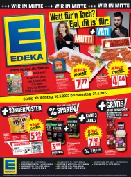 Gazetka promocyjna Edeka - Angebote der Woche - Gazetka - ważna od 21.05 do 21.05.2022 - strona 1 - produkty: almighur, almighurt, angebot, angebote, Becher, beispielabbildung, Berger, beutel, braten, caramel, deka, ehrmann, ehrmann almighurt, eis, ente, feinkost, flasche, fleisch, Fürstenberg, gewinnspiel, gewürz, grill, Holz, holzkohle, ipad, iphone, IPhone 13, knorr, LG, mac, Mett, Müller, Mutti, Nackensteak, nackensteaks, Nektar, nektarinen, pfirsich, pfirsiche, pfirsiche oder, pils, pilsener, reis, ring, rosen, rwe, sac, Schal, Schale, schwein, schweine, steak, steaks, Ti, top-preis, wein, weine