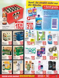 Gazetka promocyjna Edeka - Angebote der Woche - Gazetka - ważna od 21.05 do 21.05.2022 - strona 17 - produkty: alleinfuttermittel, Alwa, Always, axe, axe duschgel, berliner, bier, deo, duschgel, elle, ente, erdinger, flasche, garnier, geschirr, gin, gösser, Jubiläums, Kamill, kamille, krone, maschinenreiniger, natur, oder radler, papier, pils, pilsener, radler, reiniger, Ria, shampoo, shampoo oder spülung, sheba, Spezi, spülung, sunil, Ti, toilettenpapier, veltins, vollwaschmittel, Wahre Schätze, waschmittel