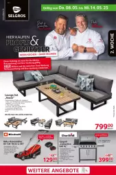 Gazetka promocyjna Selgros - Non Food - Gazetka - ważna od 14.05 do 14.05.2025 - strona 1 - produkty: abdeckhaube, akku, akku-rasenmäher, Behälter, Brei, char-broil, dekokissen, eis, gasgrill, grill, kissen, LG, rasen, rasenmäher, reis, Rückenkissen, Sofa, Ti, tisch