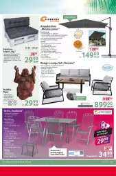 Gazetka promocyjna Selgros - Non Food - Gazetka - ważna od 14.05 do 14.05.2025 - strona 16 - produkty: ampelschirm, armlehnen, Bank, brot, Buddha, dell, eis, elle, erde, greemotion, kissen, latte, natur, Palette, Ria, rum, schutzhülle, sessel, stapelstuhl, stuhl, teller, Ti, tisch, wasser